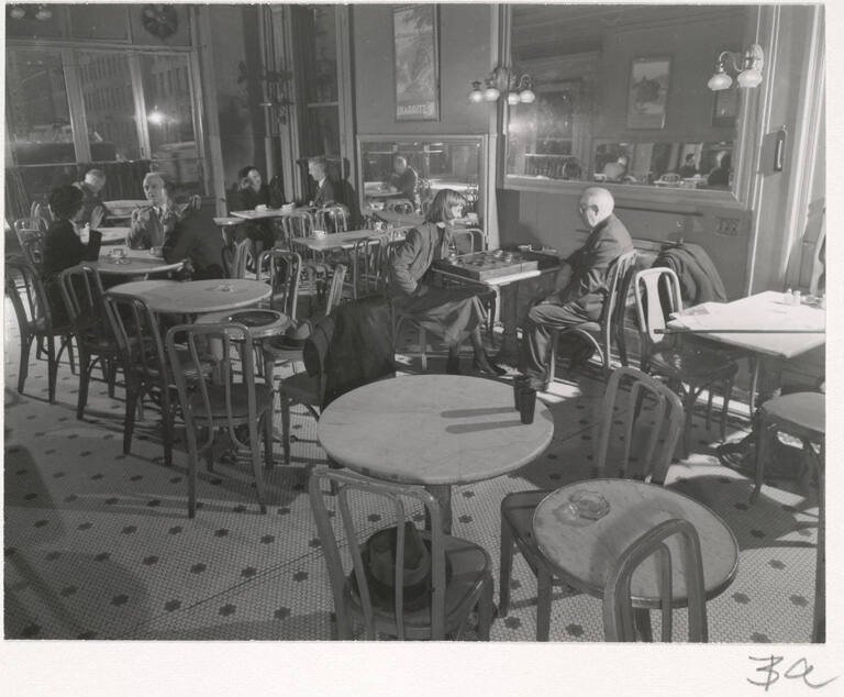 [Cafe of the Lafayette Hotel]