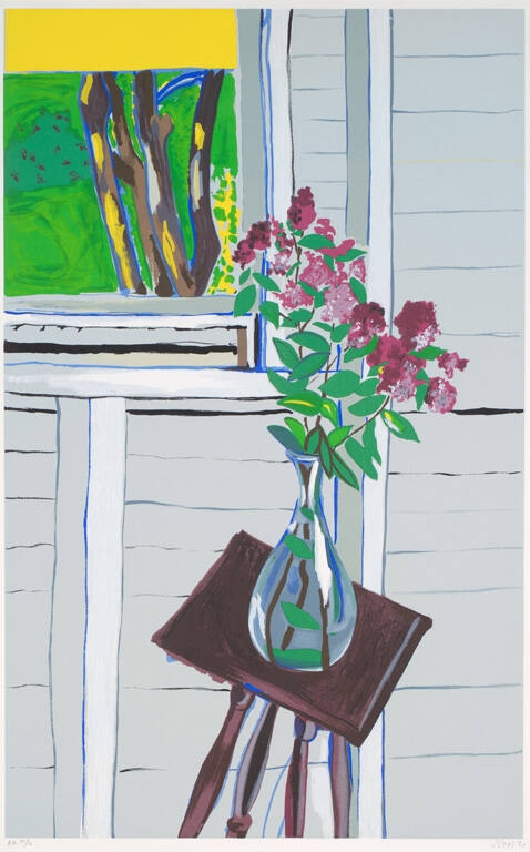 Still Life with View from Studio