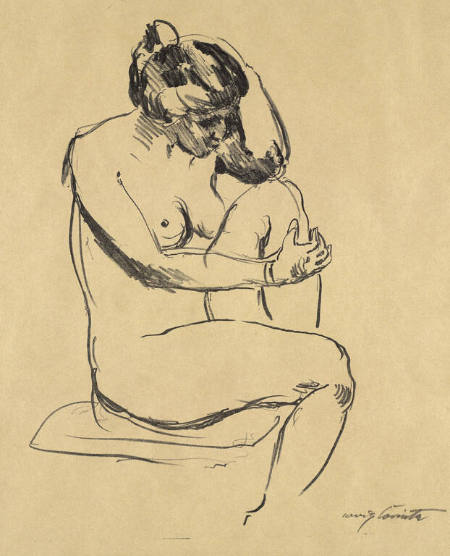 Sitzender Weiblicher Akt [Seated Female Nude]