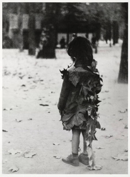 Petites filles aux feuilles mortes, Paris, from the portfolio Edouard Boubat
