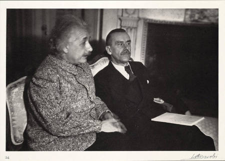 Albert Einstein and Thomas Mann and Thomas Mann's House, from Einstein Portfolio