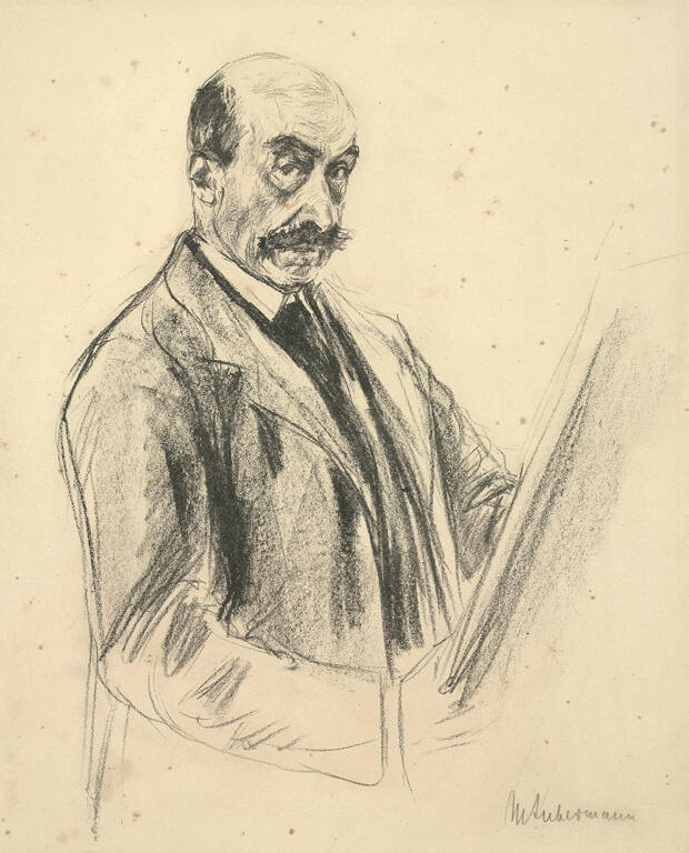 Selbstbildnis an der Staffelei