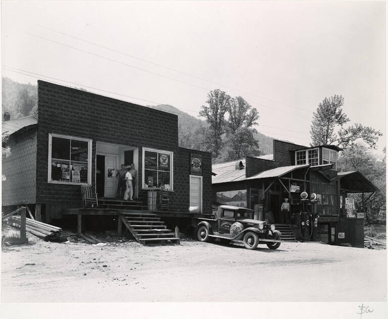 [Two small general stores, East Jenkins, Kentucky]
