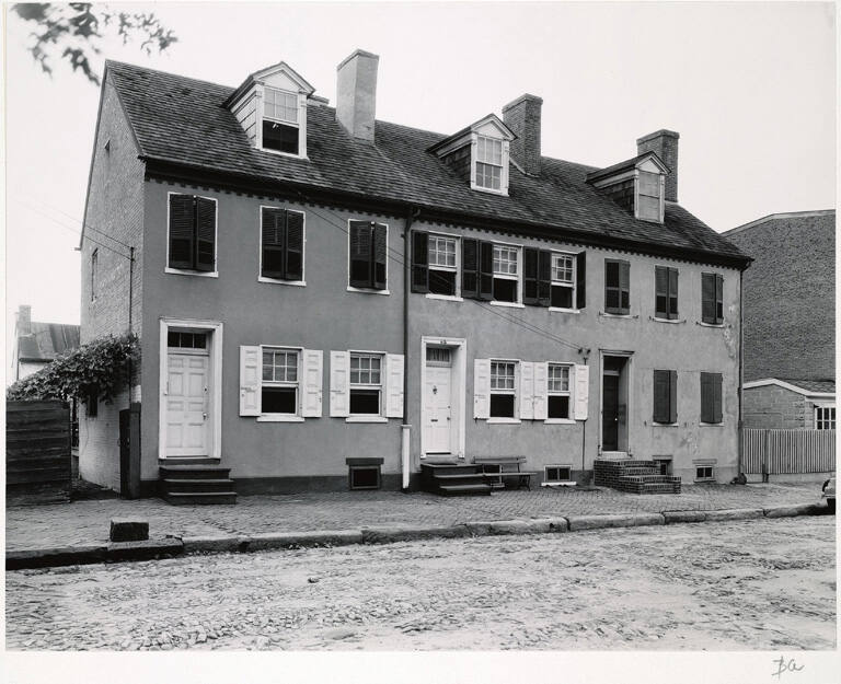 Houses (circa 1830-35), Newcastle, Delaware