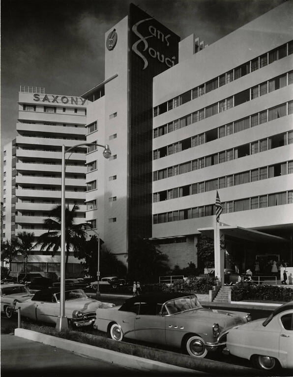 [Saxony and Sans Souci Hotels, Miami Beach, Florida], from the series Route 1