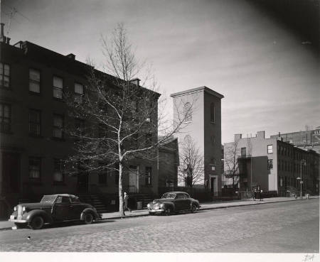 [St. Luke's Chapel and houses, Hudson St.]