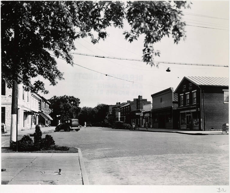 [Small town commercial street]