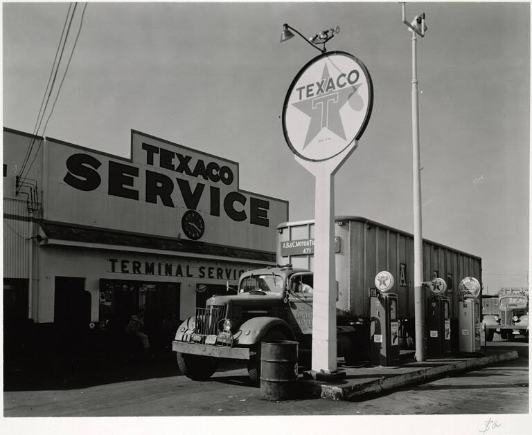 [Texaco Service truck stop on U.S. 1, New Jersey], from the series Route 1