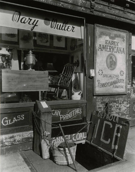 Antique shop, Greenwich Avenue and 10th Street