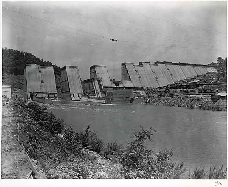 [Norris dam, Clinch River, Anderson and Campbell Counties, Tennessee]