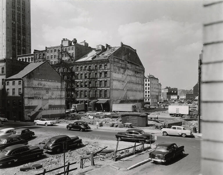 [Preparing for Central Expressway, Boston, Massachusetts], from the series Route 1
