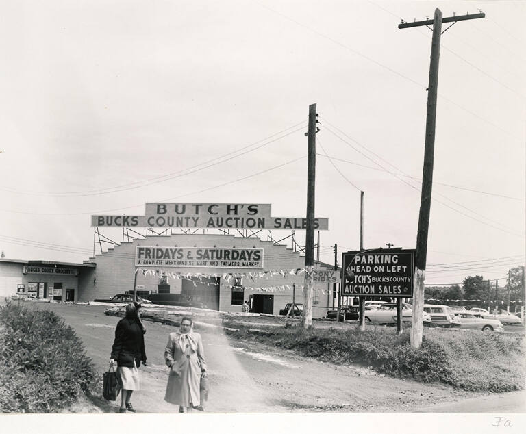[Butch's Bucks County Auction, Bucks County, north of Philadelphia, Pennsylvania], from the series Route 1