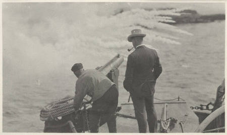 Smoke from the gun, plate 11 from the series Whaling Fishing/The Blacksod Bay Whaling Co. Ltd.
