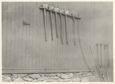 Implements used for flenching whales, plate 17 from the series Whaling Fishing/The Blacksod Bay Whaling Co. Ltd.