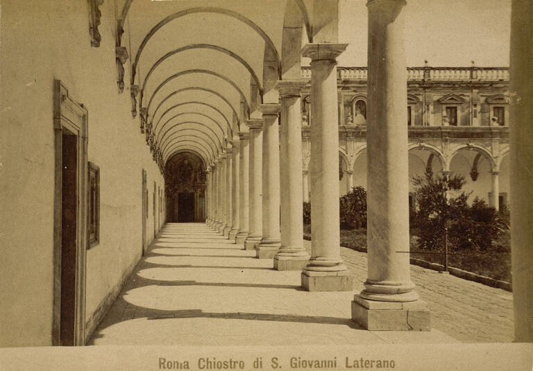 Chiostro di S. Giovanni Laterano [Cloister, Saint John Lateran Basilica], plate 5 from 