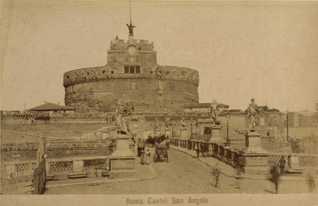 Castel San Angelo [Castel Sant'Angelo], plate 6 from "Roma"