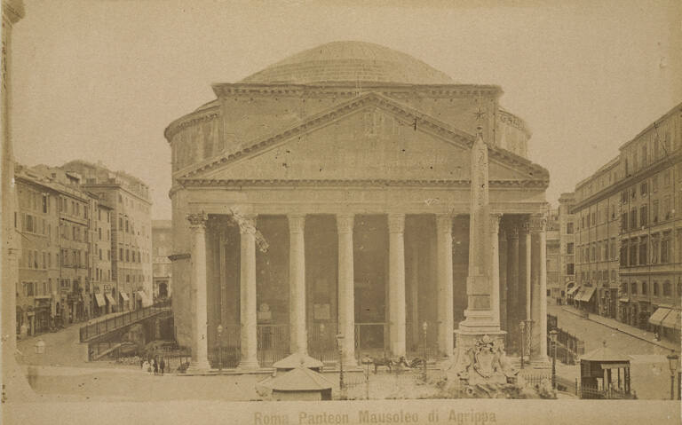 Panteon Mausoleo di Agrippa [Pantheon], plate 7 from 