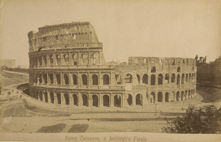 Colosseo o Antiteatro Flavio [Colosseum or the Flavian Amphitheater], plate 8 from 
