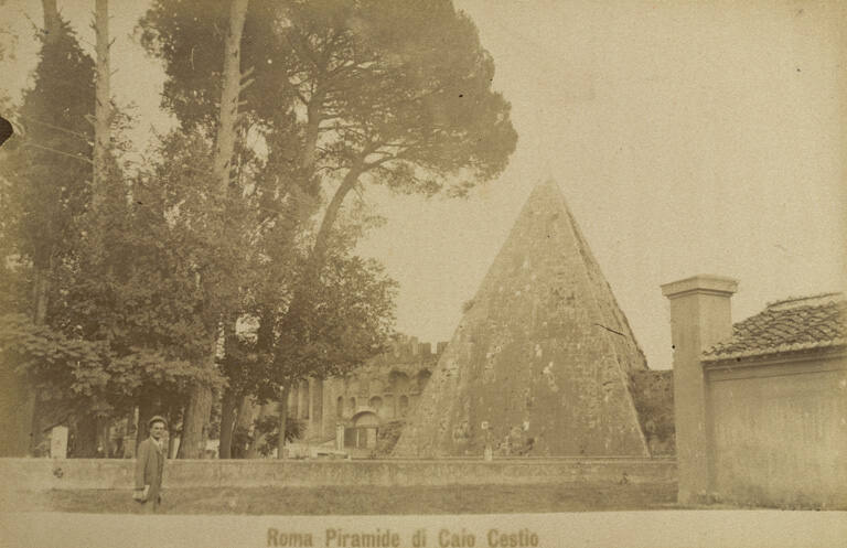 Piramide di Caio Cestio [Caius Cestius' Pyramid], plate 16 from 