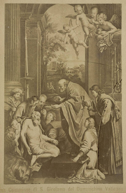 Comunione di S. Girolamo del Domenichino Vaticano [Communion of Saint Jerome], plate 29 from 