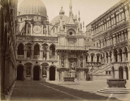 Doge's Palace courtyard, from the album Ricordo di Venezia