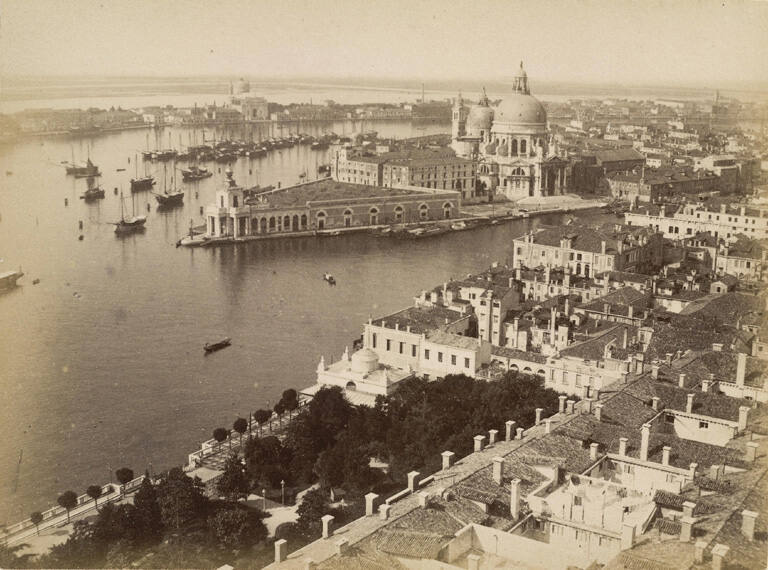 Panorama with St. Mark's campanile, from the album Ricordo di Venezia