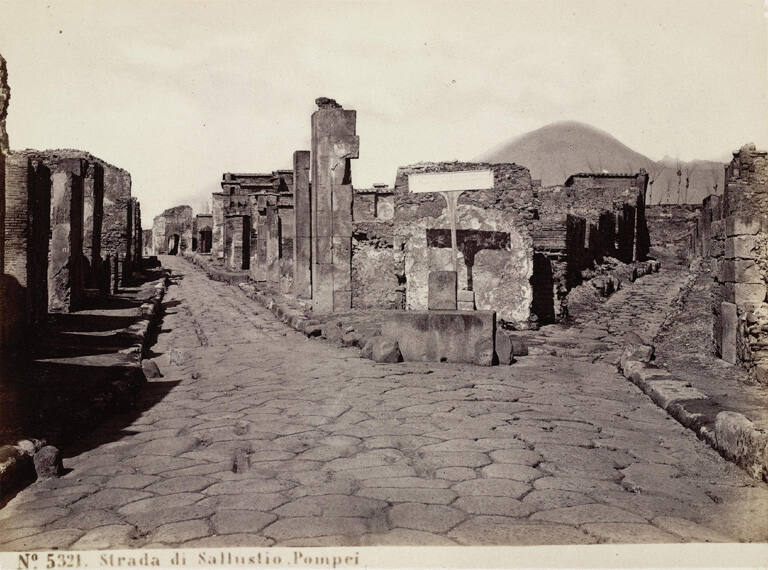 Strada di Sallustio, from the album Pompei