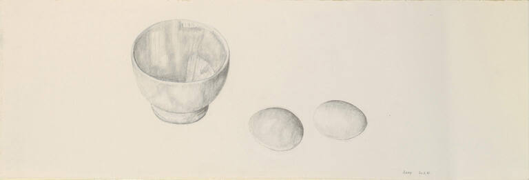 Untitled (bowl and two eggs)