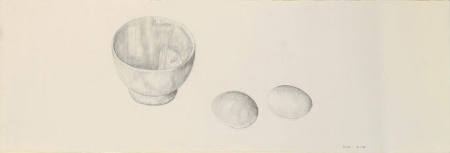 Untitled (bowl and two eggs)