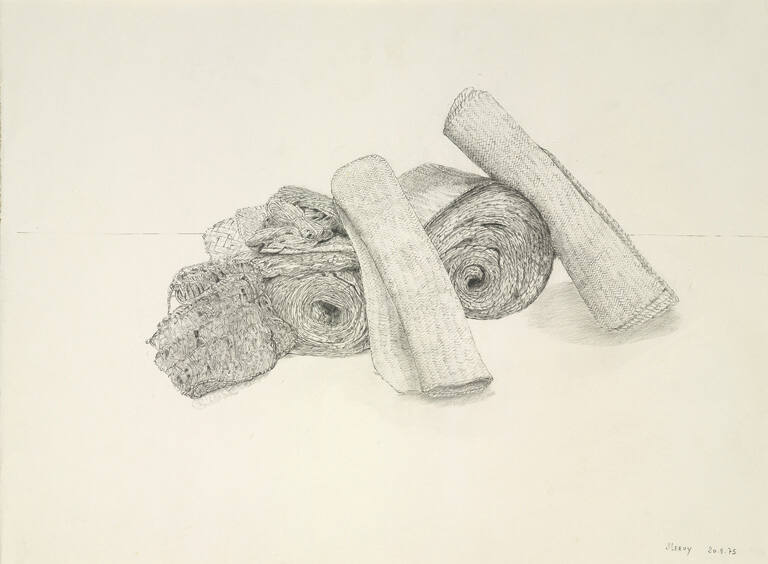 Untitled (straw mats)