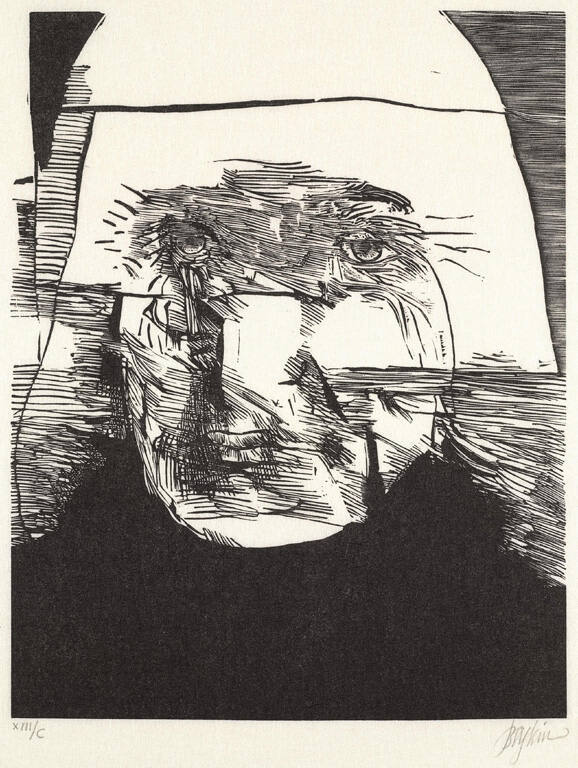 Charles Meryon, from Laus Pictorum, Portraits of Nineteenth Century Artists