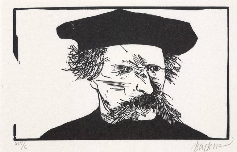 Theodule Ribot, from from Laus Pictorum, Portraits of Nineteenth Century Artists