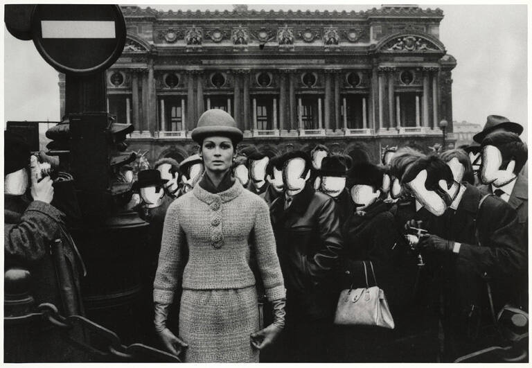 Opera and blank faces, Vogue, Paris