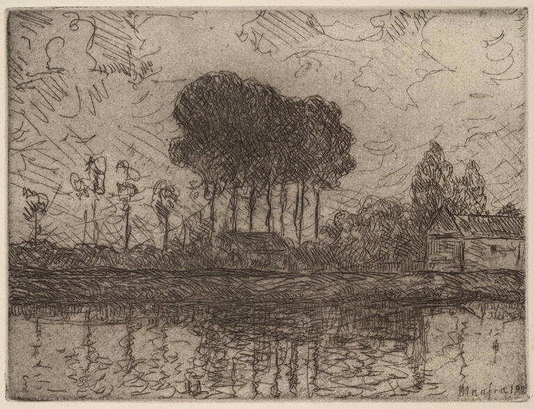Paysage des Andelys ou Bords de Seine