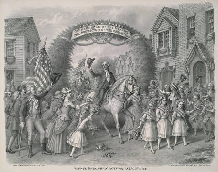 George Washington Entering Trenton 1789