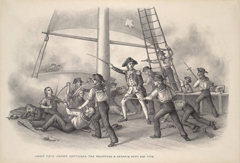 John Paul Jones captures the Countess & Serapis