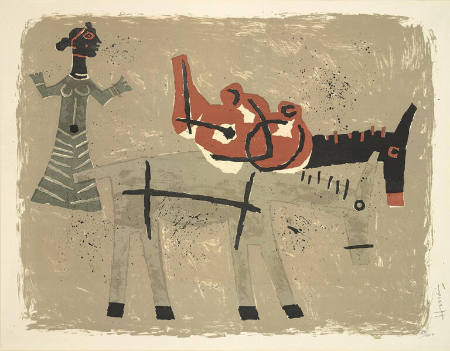 untitled (Figure with Horses)