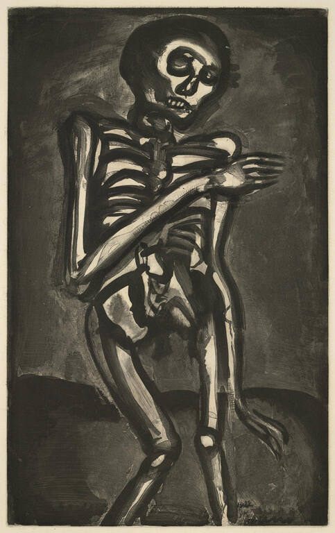 La Morte l'a pris comme il sortait du lit d'orties... Plate 45 from Miserere