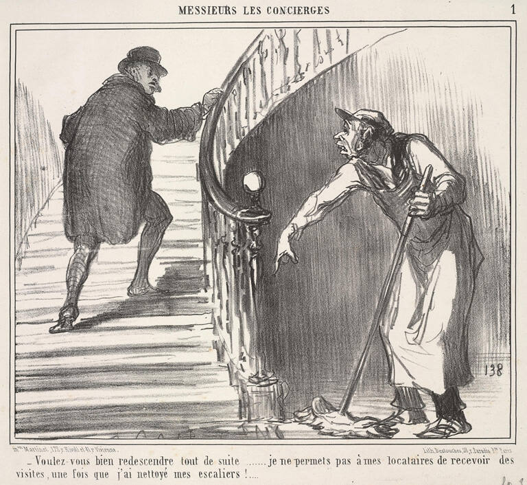 Messieurs les Concierges, Voulez-vous bien Redescendre Tout de Suite...