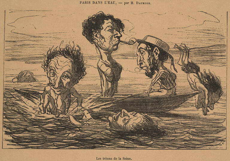 Paris Dans L'eau...Les Tritons de la Seine