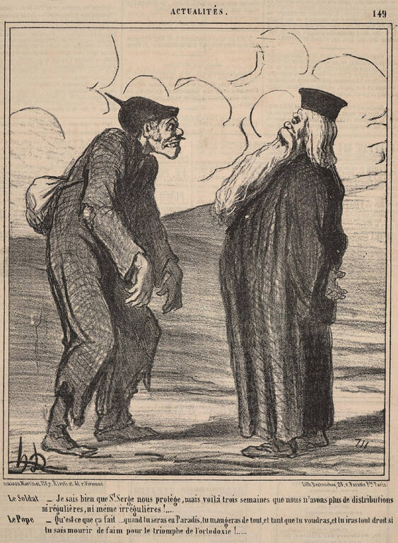 Actualités - Le soldat - je sais bien que St. Serge nous protége...