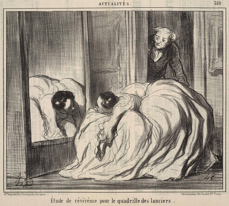 Actualités - Étude de révérénce pour le quadrille des lanciers