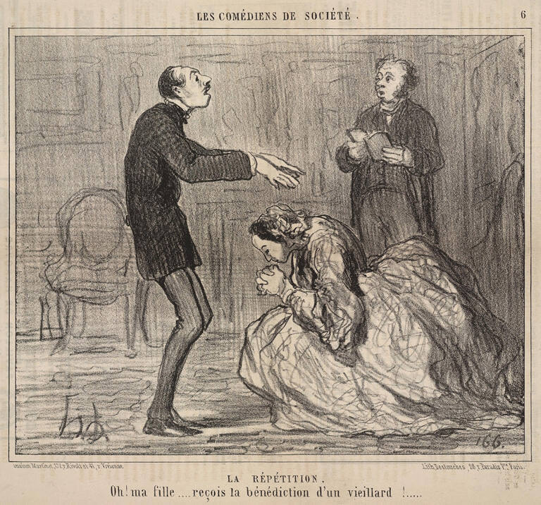 Les Comédians de Société - La répétition