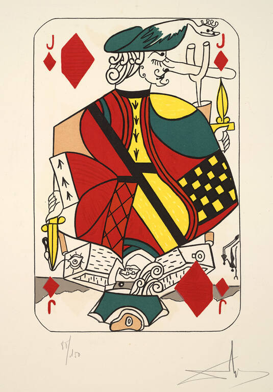 Playing Card Suite [4 diamonds, 4 spades]