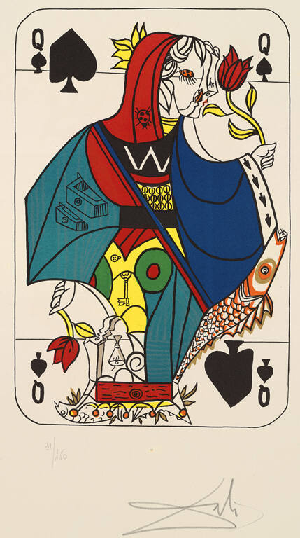 Playing Card Suite [4 diamonds, 4 spades]