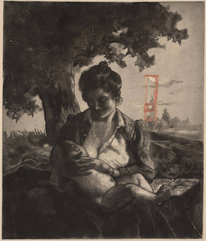 Untitled [Mother nursing child]