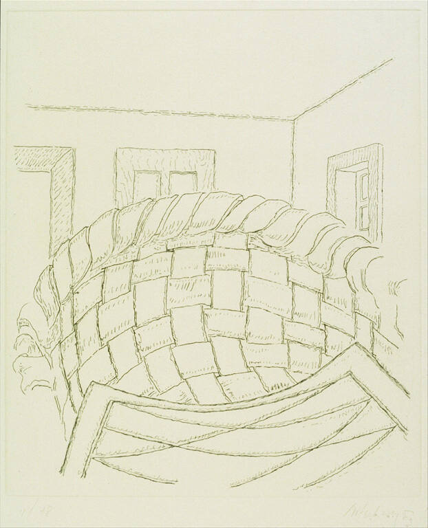Table, Window, Mirror, Door, Basket, from Olive Press Portfolio II