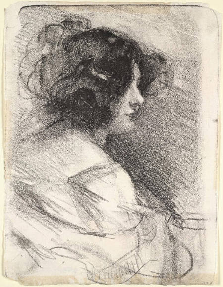 Portrait of a Woman (near profile to the right)