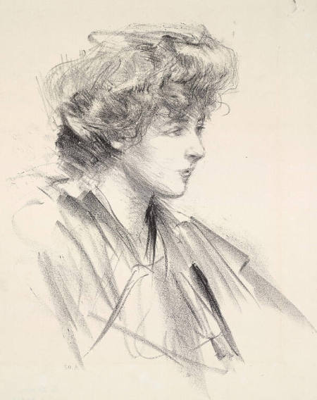 Portrait of a Woman (Profile to Right)