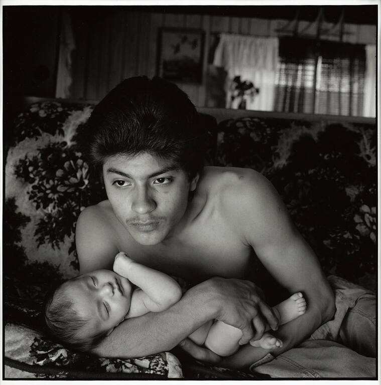 Father and son, Dallas, Texas